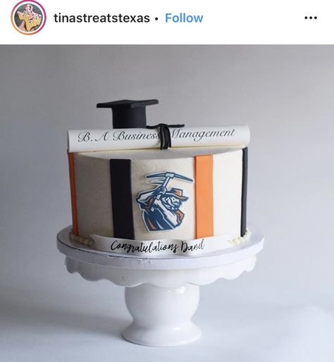 Utep Graduation Cakes, Graduation Cakes For Boys, Cake For Him, Grad Cake, College Graduation Cap Decoration, Graduation 2024, University Graduation, Cap Decoration, Graduation Cap Decoration