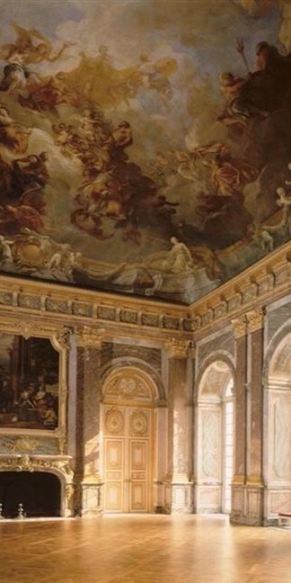 Barrelled Ceiling, French Palace, Western Interior, Chateaux Interiors, French Baroque, Chateau Versailles, Palace Interior, Castles Interior, Palace Of Versailles