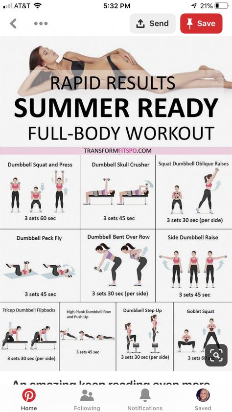 Full Body Treadmill Workout At Home, 3 Lb Weight Workout, Dumbell Workouts, Quick Cardio Workout, Dumbell Workout, Trening Fitness, Workout Plan For Women, Workout Plan Gym, Bodyweight Workout Beginner