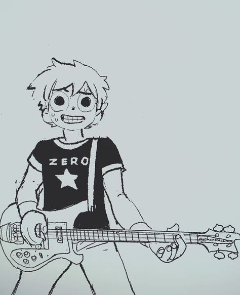 Bryan Lee O Malley, Scott Pilgrim Comic, Bryan Lee, Scott Pilgrim Vs. The World, Vs The World, Scott Pilgrim, Cartoon Character Design, Sketchbook Art Inspiration, Funky Art