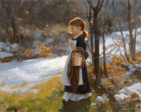 Michael Malm First Snow Michael Malm, Kim English, Art With Meaning, Artist Workshop, English Art, English Artists, Oil Painting Portrait, Plein Air Paintings, Art Workshop