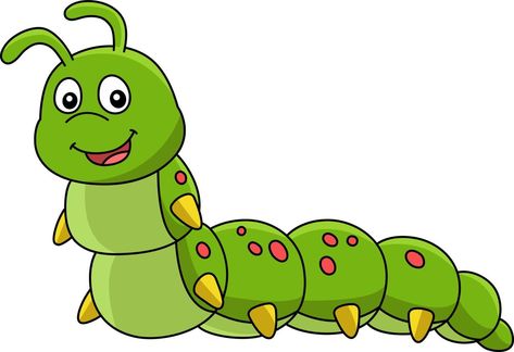 Caterpillar Cartoon Colored Clipart Illustration Alphabet Caterpillar, Catter Pillar, Caterpillar Clipart, Caterpillar Drawing, Caterpillar Illustration, Caterpillar Cartoon, Cartoon Caterpillar, Hand Beaded Bag, Christmas Program