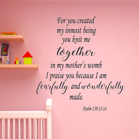 Faith Wall Quotes Decals | VWAQ.com - Vinyl Wall Art Quotes & Prints | 2 Family Isnt Always Blood, Isaiah Bible, Scripture Wall Decal, Peel And Stick Wall Decals, Bible Wall Decals, Psalm 139 13, Family Wall Decals, Bible Verse Wall Decals, Vinyl Wall Quotes