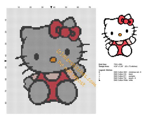 Hello Kitty Cross Stitch Pattern Free, Hello Kitty Cross Stitch Patterns, Sanrio Cross Stitch, Cross Stitch Hello Kitty, Hello Kitty Cross Stitch, Hello Kitty Bike, Kitty Cross Stitch, Cupcake Cross, Cupcake Cross Stitch