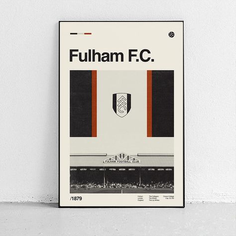 Soccer – Sandgrain Studio Sandgrain Studio Poster, Sandgrain Studio, Fulham Fc, Make Art, Football Club, Soccer, Football, Media, Quick Saves