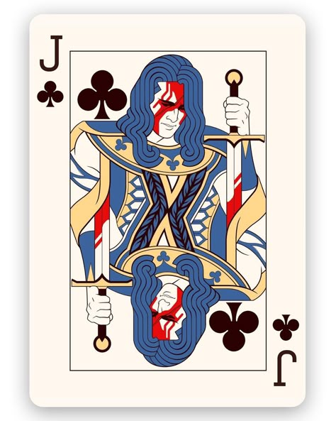 by Mahdieh Farhadkiaei on Turkish Symbols, Jack Card, Jack Of Clubs, Playing Card Art, Jack Of Spades, Play Cards, Playing Cards Art, Joker Card, Playing Cards Design