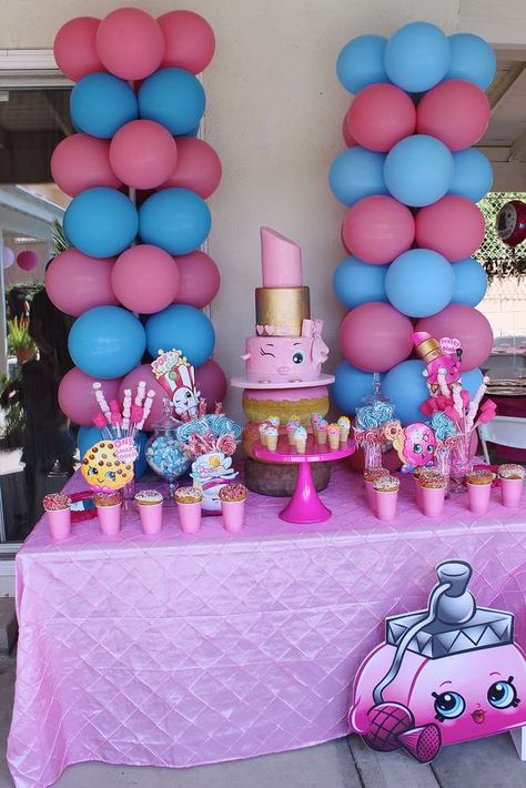 Shopkins Birthday Party Ideas, Shopkins Cake, Shopkins Birthday Party, Shopkins Party, Shopkins Birthday, Spa Birthday Parties, Spa Birthday, Rainbow Birthday Party, Baby Boy 1st Birthday