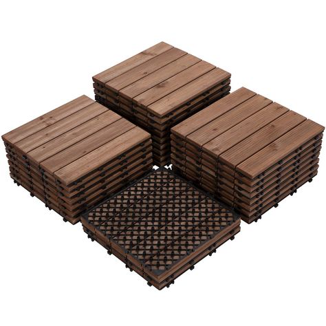 Outdoor Wood Flooring, Deck Tiles Patio, Wood Deck Tiles, Outside Oasis, Wooden Floor Tiles, Paver Tiles, Outdoor Deck Tiles, Interlocking Deck Tiles, Interlocking Tile