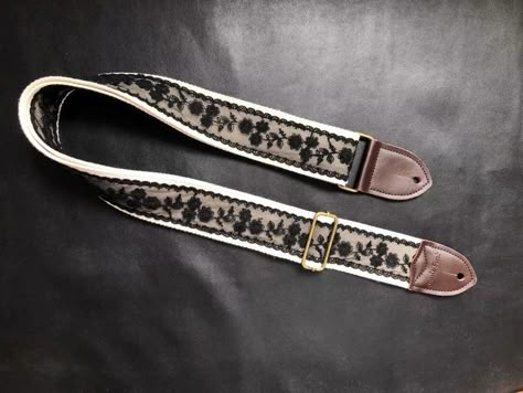 krp kpoprp rp theme krptheme Lace Guitar Strap, Guitar Strap Aesthetic, Handmade Guitar Strap, American Mcgee’s Alice, Guitar Tabs Songs, Handmade Guitar, Theme Pictures, Lace Straps, Music Guitar