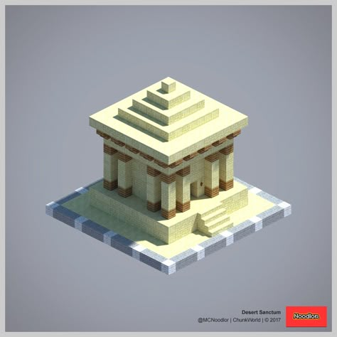 Minecraft Pyramid, Minecraft Temple, Minecraft Desert, Construction Minecraft, Minecraft Building Guide, Minecraft Houses Blueprints, Bangunan Minecraft, Minecraft Modern, Minecraft Castle