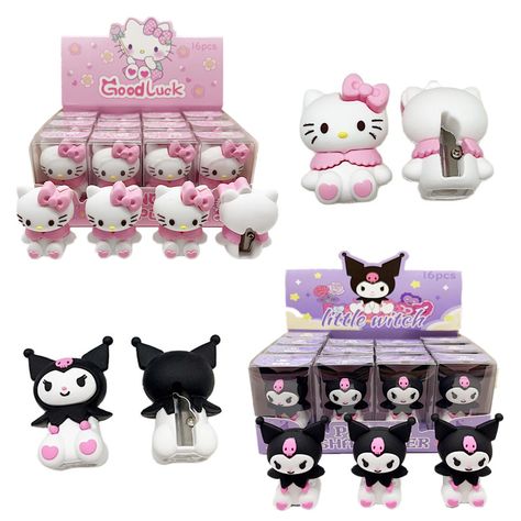 Manual Design, Fnaf Fanart, Kuromi Melody, Hello Kitty Kuromi, Buy Bags, Pencil Sharpener, Kids Store, Iphone Background, Cartoon Characters