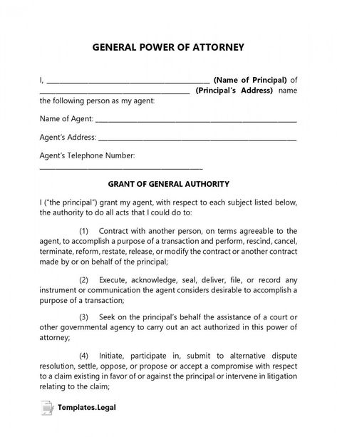 General Power Of Attorney Sample Power Of Attorney Form Free Printable, Estate Planning Checklist, Power Of Attorney Form, Online Business Plan, Free Power, Starting A Company, Network Marketing Companies, Will And Testament, Life Changing Decisions