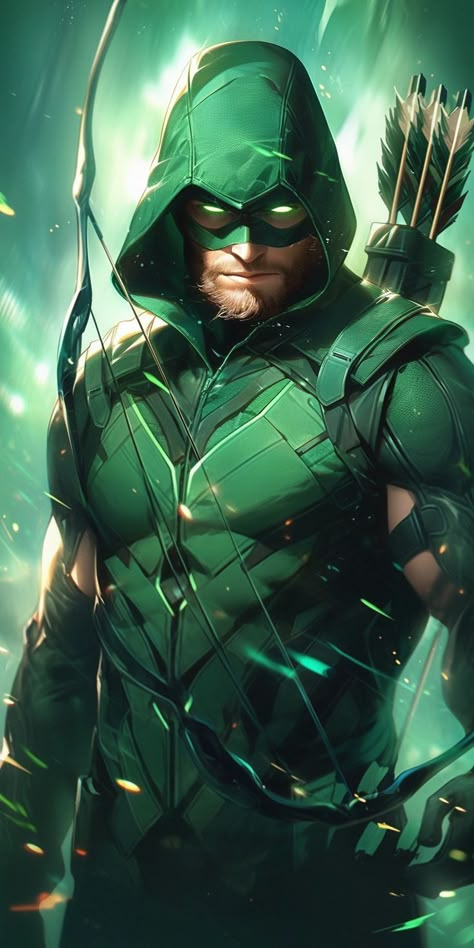 Green Arrow Concept Art, Green Arrow Wallpaper, Green Arrow Art, Dc Comics Wallpaper Iphone, Phone Wallpaper Green, Green Lantern Green Arrow, Arrow Comic, Marvel Heroines, Dc Comics Wallpaper