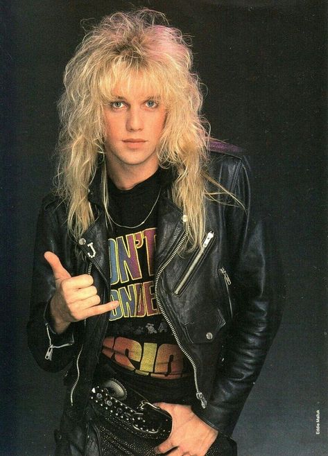 80s Men Hair, Jani Lane, 80s Hair Metal, 80s Heavy Metal, Rocker Boy, 80s Rock Bands, Hair Metal Bands, Bret Michaels, Vince Neil