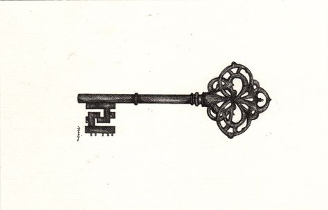 best key tattoo idea ever Old Key Tattoo, Key Tattoo, Old Key, Skin Art, Tattoo Idea, A Design, The Top, Tattoo Designs, Key