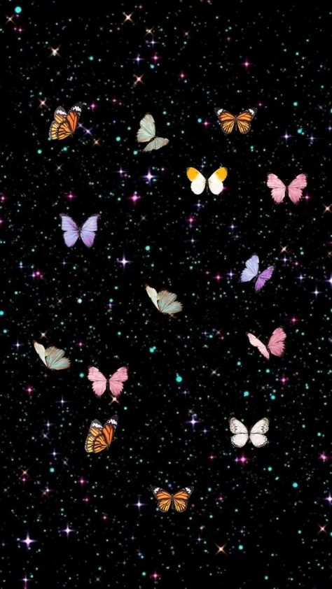 Space Butterfly Wallpaper, Last Unicorn Wallpaper, Unicorn Wallpaper Iphone, Ph Wallpaper, Space Butterfly, Lock Screen Aesthetic, Dior Wallpaper, Iphone Lock Screen, Screen Aesthetic