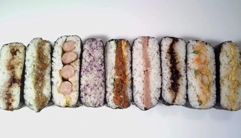 Honolulu's Best Musubi, Hawaii's Delicious Rice and Seaweed Snack Musubi Recipe Hawaii, Musubi Recipe Ideas, Rice And Seaweed, Meat Sushi, Spam Musubi Recipe, Musubi Recipe, Japanese Sandwich, Seaweed Snack, Spam Musubi