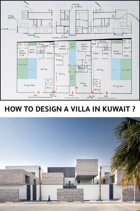 Arabic Villa Plan, Architecture Design Presentation, Single House, Courtyard House Plans, Courtyard Design, Villa Plan, Arab World, House Names, Design Presentation