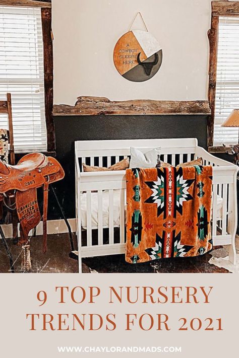 Check out some beautiful nursery inspirations with original nursery themes plus, classics with a twist. Some you've never seen! American Themed Nursery, Southwest Baby Nursery, Native Nursery, Native Nursery Theme, Boho Flower Nursery, Cowboy Nursery Theme, Native American Nursery, Unique Nursery Themes, Dinosaur Nursery Theme