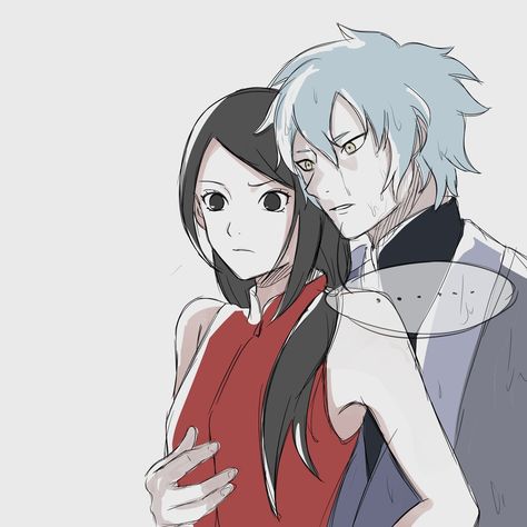 Sarada X Mitsuki, Sarada And Mitsuki, Konoha Village, Mitsuki Naruto, Sasuke Sakura Sarada, Sasuke Uchiha Sakura Haruno, Attack On Titan Comic, Anime Ninja, Naruko Uzumaki