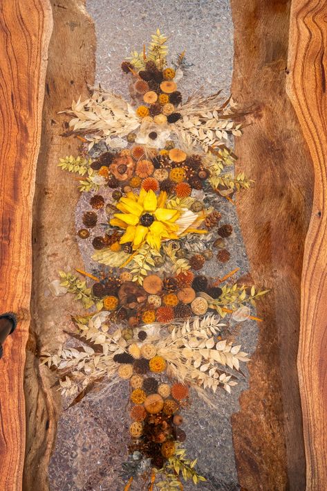 Wood & Floral Art Resin Table Reclaimed Wood With Botanical Art Resin Inlay Custom Handcrafted Statement Table Nature-inspired Decor - Etsy Canada Statement Table, Resin Inlay, Nature Inspired Decor, Art Resin, Resin Table, Coffee And End Tables, Resin Diy, Botanical Art, Resin Art