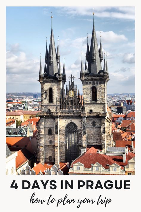 What to do and see in four days in Prague--this is the perfect 4-day Prague itinerary. 
Here are all the best things to do in Prague in 4 days and all the places you should check out in the captal of the Czech Republic! Best way to spend 4 days in Prague, must-see Prague sights, helpful tips, Prague tours, Prague neighborhoods. Things To See In Prague, Prague In March, Prague What To Do, What To See In Prague, Prague To Do, Things To Do In Prague Czech Republic, Prague Czech Republic Aesthetic, Prague Must See, What To Do In Prague