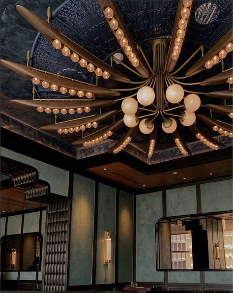 Eclectic Restaurant, Indochine Style, Tv Unit Interior Design, Classic Villa, Dream Wedding Decorations, Lounge Lighting, Ceiling Detail, Hospital Interior Design, Ceiling Installation