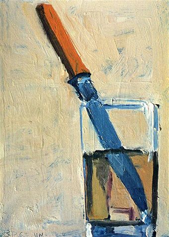 Bay Area Figurative Movement, Richard Diebenkorn, Robert Motherwell, Cy Twombly, Gerhard Richter, Joan Mitchell, Jasper Johns, Camille Pissarro, Paul Cezanne