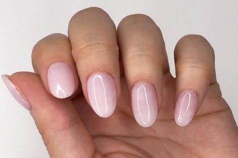 Pink to White Ombre Nails | Easy Dip Powder Tutorial | DipWell Bridal Nails Dip Powder, Easy Dip Powder Nail Ideas, Pink And White Dip Powder Nails, Easy Dip Nail Designs, Dip Powder Tutorial, Pink To White Ombre Nails, Ombre Dip Powder Nails, Dip Powder Ombre, Diy Wedding Nails