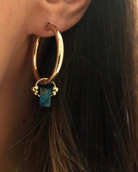 AUDRA Hoop Earrings Thick Chunky Hoops 14kt Gold Filled | Etsy Canada Thick Chain Necklace, Gold Link Bracelet, Hoop Charms, Stacked Necklaces, Earring Trends, Tiny Earrings, Agate Jewelry, Demi Fine Jewelry, Large Hoop Earrings