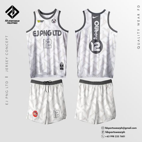 White Jersey Basketball Design, Basketball Jersey Design Ideas Sports, Best Basketball Jersey Design, Basketball Jersey Design, Jersey Basket, White Basketball Jersey, Custom Basketball Uniforms, Jersey Template, Basketball Uniforms Design