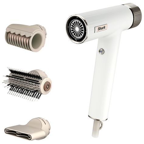 Shark® SpeedStyle™ RapidGloss™ Finisher and High-Velocity Hair Dryer for Straight a Straight And Wavy Hair, Hair Dryer Set, Straight Wavy Hair, Hair Blow Dryer, Styling Brush, Heat Damage, Blow Dryer, No Heat, Unique Hairstyles