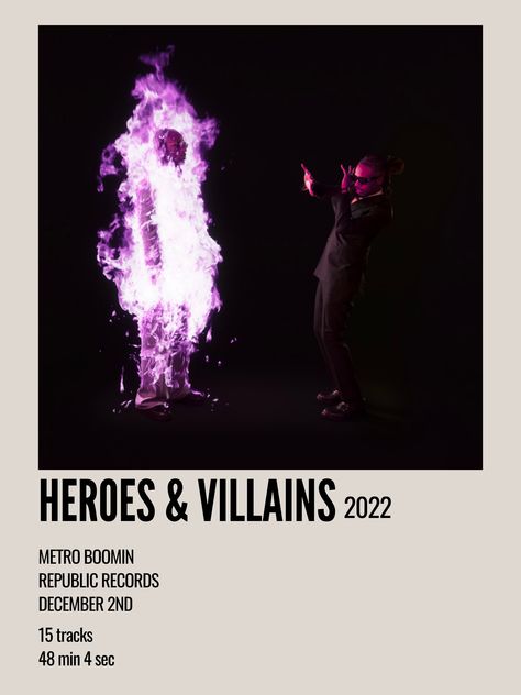 Future Album, Polaroid Album, Aesthetic Polaroid, Posters On Wall Bedroom, Metro Boomin, Heroes And Villains, Music Poster Ideas, Vinyl Records Covers, Bedroom Wall Collage