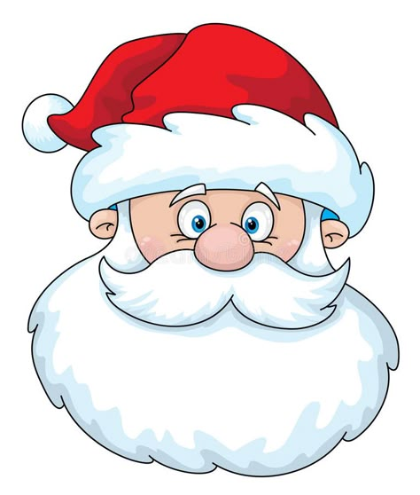 Santa head. Illustration of a Santa head #Sponsored , #AFFILIATE, #SPONSORED, #head, #Illustration, #Santa Santa Claus Drawing, Santa Head, Christmas Rock, Black Santa, Santa Face, Christmas Drawing, Christmas Paintings, Classic Holiday, Christmas Wood