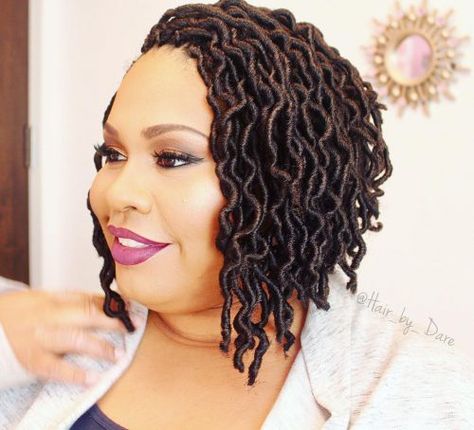 22 Hottest Faux Locs in 2019. Get Your Goddess On. Crochet Quotes, Faux Locs Styles, Havana Twists, Curly Faux Locs, Locs Styles, Twisted Hair, Curly Crochet Hair Styles, Faux Locs Hairstyles, Crochet Braid