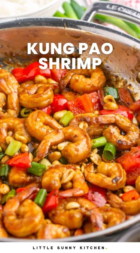 Sweet And Spicy Shrimp Stir Fry, Crispy Dragon Shrimp, Shrimp And Sweet Peppers, Shrimp Kung Pao, Kung Pao Shrimp Pf Changs, Panda Express Spicy Shrimp, Panda Express Shrimp Recipes, Shrimp And Snow Peas, Shrimp And Peppers