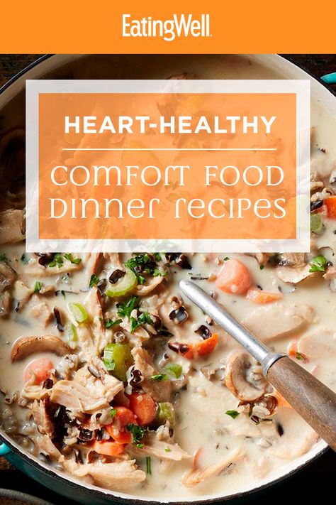 Heart Healthy Soup, Heart Healthy Diet Recipes, Healthy Comfort Food Dinners, Cardiac Diet Recipes, Healthy Comfort Food Recipes, Food Dinner Recipes, Heart Healthy Recipes Easy, Brain Healthy Foods, Comfort Recipes