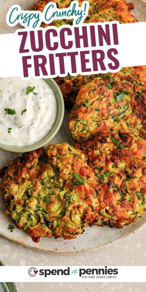 Zucchini Fritters No Flour, Shredded Zucchini And Eggs, Best Zucchini Fritters, Best Zucchini Fritters Recipe, Zucchini And Burger Recipes, Cheesy Zucchini Fritters, Shredded Zucchini Fritters, Zucchini Fritters No Egg, Zucchini Fritters With Bisquick