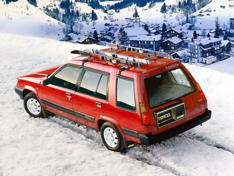 Toyota Tercel 4wd, Awd Cars, Toyota Tercel, Toyota 4x4, Toyota Cars, Car Ads, New Engine, Japanese Cars, Toyota Corolla