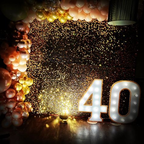 40th Birthday party 40th Birthday Photo Backdrop, Birthday Photo Backdrop, 40 Birthday, 40th Birthday Decorations, Wall Background, Birthday Photo, Photo Backdrop, Birthday Photos, 40th Birthday