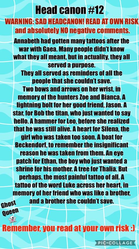 #percyjackson #annabethchase #percyjacksonheadcanon #percyjacksonfanfiction The Seven Headcanons, Chb Headcanons, Percy Jackson Headcannons High School, Luke Pjo, Hoo Headcanons, Percy Jackson Annabeth Chase, Percy Jackson Ships, Percy Jackson Head Canon, Percy And Annabeth