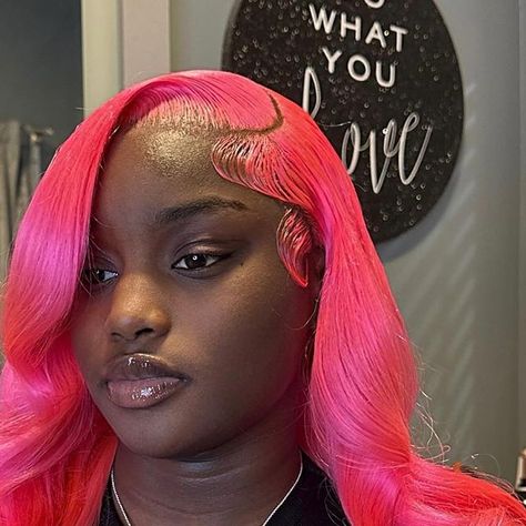 @iamprincexss on Instagram: "BARBIE DANGEROUS🎀💕  frontal wig install on tha barbie TSU @nyani._" Wig Install, Frontal Wigs, Hair Inspo, Wigs, Hair, Instagram