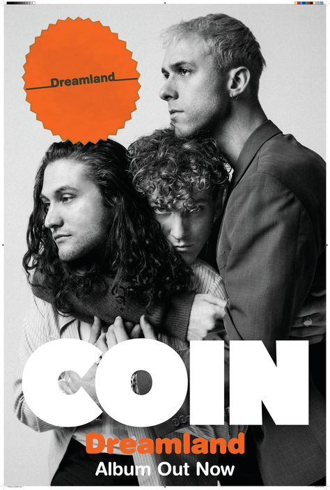 Coin The Band, Coin Band, Artist Posters, Posters Minimalist, Tv Girl, Tour Posters, Art Journal Ideas, Music Wall, Poster Designs