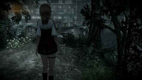 Insane Core Banner, Fatal Frame Background, Yuri Kozukata, Game Core, Creepy Games, Creepy Core, Cry Of Fear, Japanese Horror, Fatal Frame