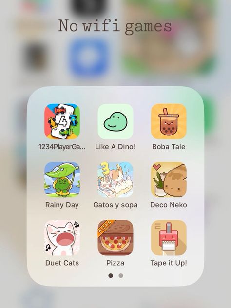 Fun Games That Dont Need Wifi, Fun Games To Have On Your Phone, No Wifi Games For Teens, Non Wifi Games, No Wi-fi Games, Wifi Free Games, Games You Need On Your Phone, Cute Offline Games, No Internet Games