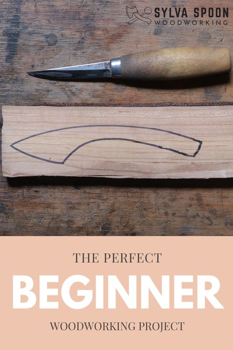 Enjoy DIY and want to try woodworking? Start with this beginner project. Whittling Beginner, Beginner Wood Carving Projects, Easy Wood Carving Projects For Beginners, Hand Carving Wood Ideas, Whittle Projects For Beginners, Wood Whittling For Beginners, Sloyd Projects, Easy Whittling Projects For Beginners, Simple Wood Projects For Kids