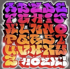 Cute Fonts Alphabet, Graffiti Alphabet Styles, Tattoo Lettering Alphabet, Alphabet Graffiti, Graffiti Names, Graffiti Lettering Alphabet, Alphabet Lettering, Graffiti Art Letters, Graffiti Wildstyle