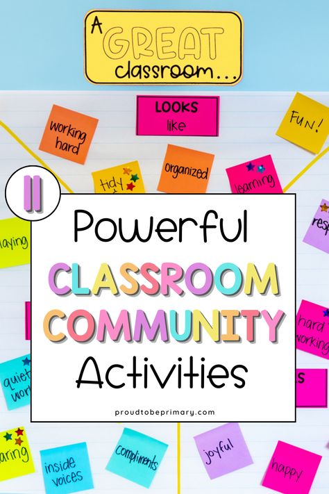 Elementary Community Building Activities, Fun Community Building Activities, First Grade Community Building, Building A Positive Classroom Community, Community Building Activities Classroom 2nd Grade, Preschool Community Building Activities, Community Lessons For 2nd Grade, Community Building Classroom Upper Elementary, 1st Grade Classroom Activities