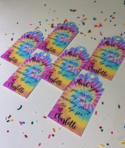 Tie Dye Party Favors, Kids Tie Dye Party, Tie Dye Birthday Party, Tie Dye Decorations, Tie Dye Birthday, Purple Birthday Party, Tie Dye Party, Purple Birthday, Kids Tie Dye