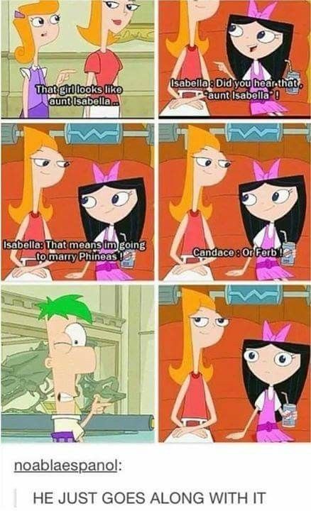 Funny Love Quotes For Her, Phineas And Ferb Memes, Funny Love Quotes, Phineas E Ferb, Phineas Y Ferb, Brodie Sangster, Disney Jokes, Phineas And Ferb, Thomas Brodie